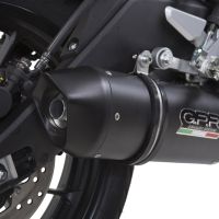 Escape compatible con Yamaha Mt 125 2014-2016, Furore Nero, Escape completo homologado y legal,con catalizador incluido db killer extraíble 