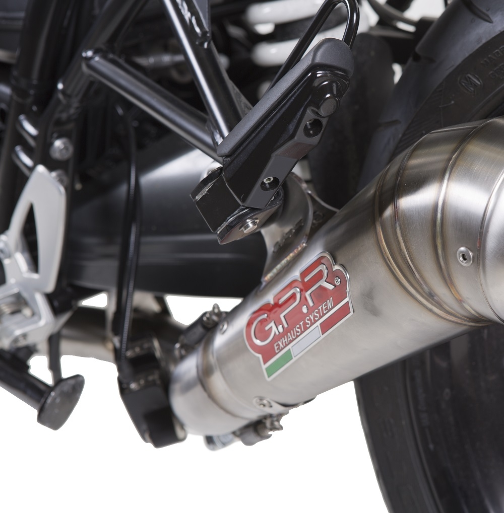 Escape compatible con Bmw R Nine-T 1200 -Pure -Racer -Scrambler -Urban G-S 2013-2016, Powercone Evo, Escape legal, homologado, silenciador con db killer desmontable y tubo de conexión específico 