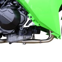 Escape compatible con Kawasaki Ninja 300 R 2012-2017, Furore Nero, Escape completo homologado y legal,con catalizador incluido db killer extraíble 