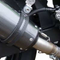 Escape compatible con Kawasaki Ninja 300 R 2012-2017, Furore Nero, Escape completo homologado y legal,con catalizador incluido db killer extraíble 