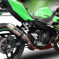 Escape compatible con Kawasaki Ninja 400 2018-2022, Deeptone Inox, Escape racing, linea completa, suministrado con colector especifico, articulo sin homologacion 