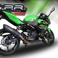 Escape compatible con Kawasaki Ninja 400 2018-2022, Furore Evo4 Nero, Escape legal, homologado, silenciador con db killer desmontable y tubo de conexión específico 