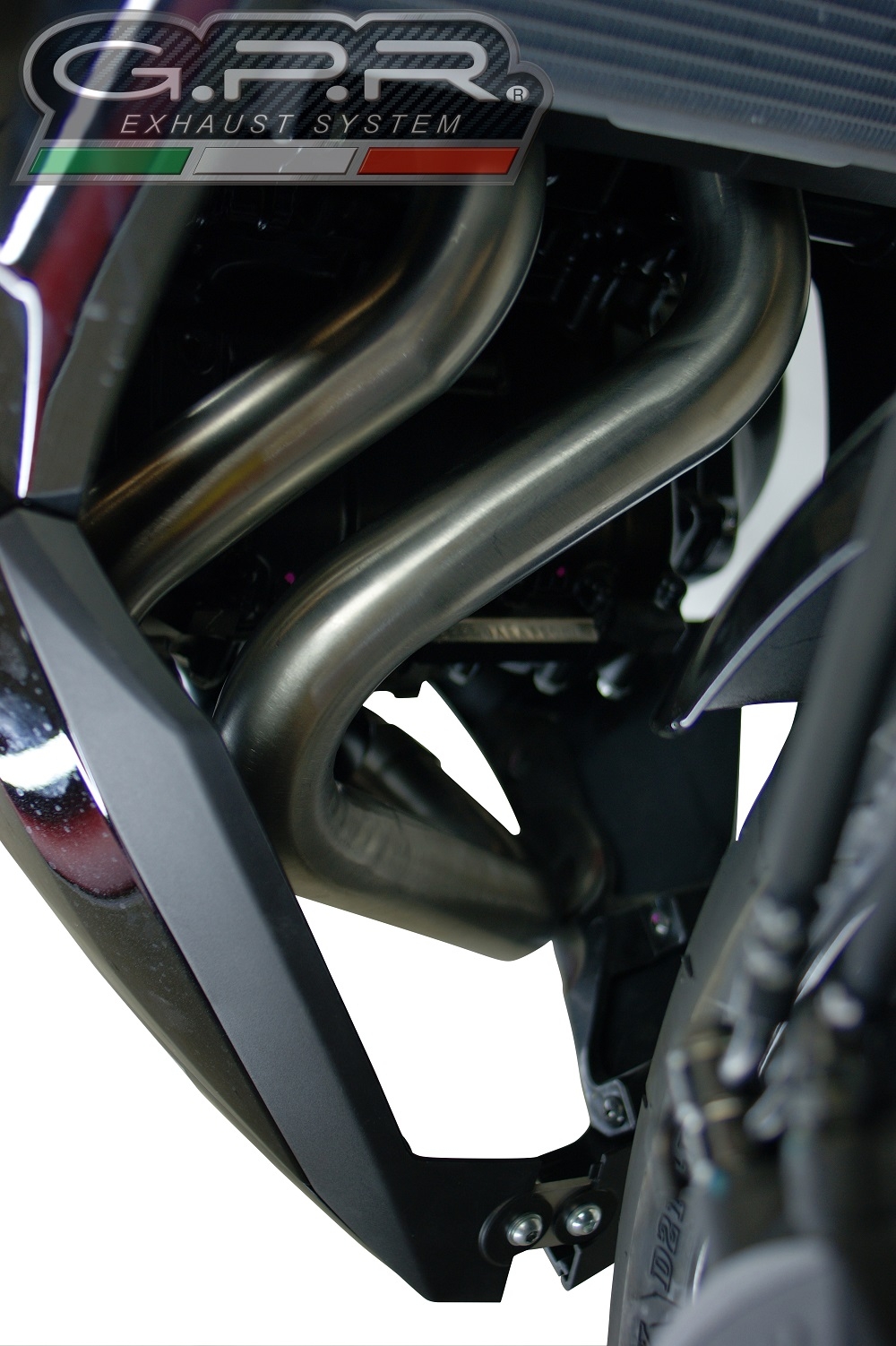 Escape compatible con Kawasaki Ninja 650 2021-2022, Satinox, Escape completo homologado y legal,con catalizador incluido db killer extraíble 