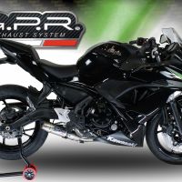 Escape compatible con Kawasaki Ninja 650 2017-2020, Deeptone Inox, Escape completo racing, incluyendo colector y db killer desmontable, sin homologación 
