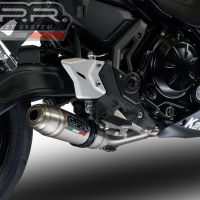 Escape compatible con Kawasaki Ninja 650 2017-2020, Deeptone Inox, Escape completo racing, incluyendo colector y db killer desmontable, sin homologación 