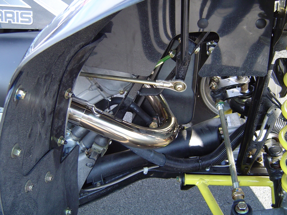 Escape compatible con Polaris Scrambler 500 2001-2012, Deeptone Atv, Escape completo homologado y legal, incluido db killer extraíble 