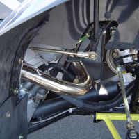 Escape compatible con Polaris Scrambler 500 2001-2012, Deeptone Atv, Escape completo homologado y legal, incluido db killer extraíble 