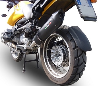 Escape compatible con Bmw R 1150 R 2000-2006, Furore Nero, Escape legal, homologado, silenciador con db killer desmontable y tubo de conexión específico 