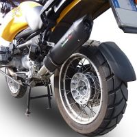 Escape compatible con Bmw R 1150 R 2000-2006, Furore Nero, Escape legal, homologado, silenciador con db killer desmontable y tubo de conexión específico 