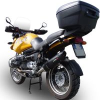 Escape compatible con Bmw R 1150 R 2000-2006, Furore Nero, Escape legal, homologado, silenciador con db killer desmontable y tubo de conexión específico 