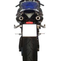Escape compatible con Yamaha Yzf 1000 R1 2009-2014, Furore Nero, Par de terminales de escape homologados, con db killer extraíbles y tubos de conexión específicos 