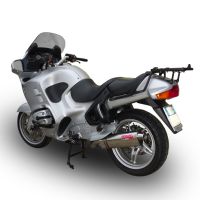 Escape compatible con Bmw R 1150 Rt 2000-2006, Trioval, Escape legal, homologado, silenciador con db killer desmontable y tubo de conexión específico 