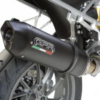 Escape compatible con Bmw R 1200 Gs -Adventure 2014-2016, Furore Nero, Escape legal, homologado, silenciador con db killer desmontable y tubo de conexión específico 