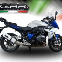Escape compatible con Bmw R 1200 Rs Lc 2017-2019, Albus Evo4, Escape legal, homologado, silenciador con db killer desmontable y tubo de conexión específico 