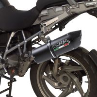 Escape compatible con Bmw R 1200 Gs -Adventure 2013-2013, Furore Nero, Escape legal, homologado, silenciador con db killer desmontable y tubo de conexión específico 