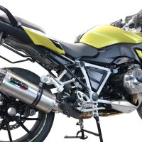 Escape compatible con Bmw R 1250 R -Rs 2021-2024, Dual Inox, Escape legal, homologado, silenciador con db killer desmontable y tubo de conexión específico 