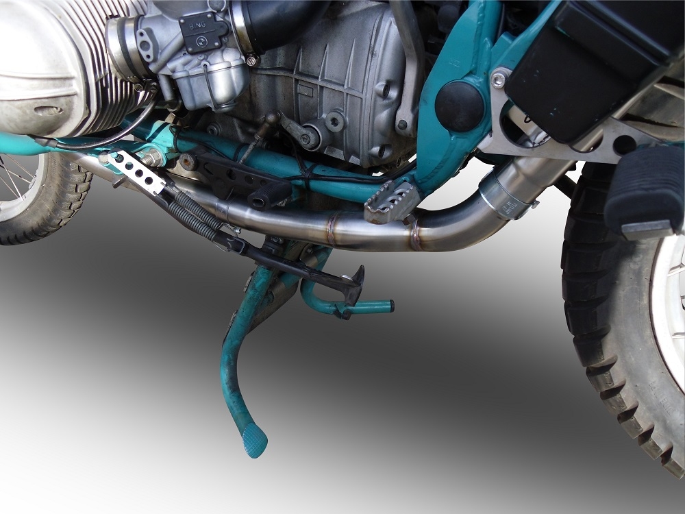 Escape compatible con Bmw R 80 Gs 1980-1987, Decatalizzatore, Tubo supresor de catalizador 