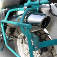 Escape compatible con Bmw R 80 Gs 1980-1987, Vintacone, Escape legal, homologado, silenciador con db killer desmontable y tubo de conexión específico 