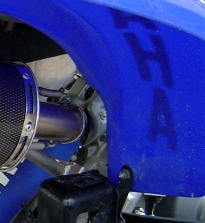 Escape compatible con Yamaha Raptor 660 2000-2005, Deeptone Atv, Escape legal, homologado, silenciador con db killer desmontable y tubo de conexión específico 