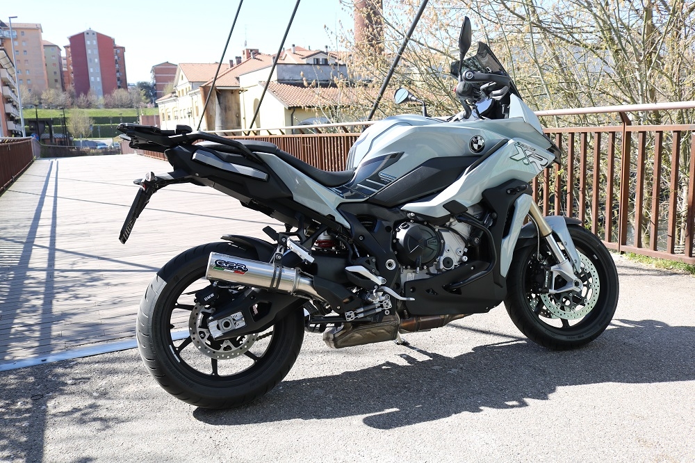 Escape compatible con Bmw S 1000 XR -M 2020-2025, M3 Inox , Escape racing, silenciador con tubo de conexion, articulo sin homologacion 
