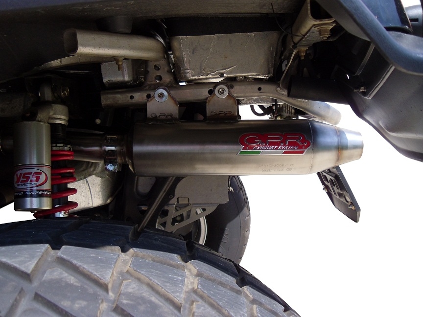 Escape compatible con Can Am Outlander 850 2016-2023, Deeptone Atv, Escape legal, homologado, silenciador con db killer desmontable y tubo de conexión específico 