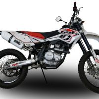 Escape compatible con Beta RR 125 Enduro Lc 4t 2010-2018, Albus Ceramic, Escape legal, homologado, silenciador con db killer desmontable y tubo de conexión específico 