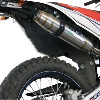 Escape compatible con Beta RR 125 Enduro Lc 4t 2010-2018, Deeptone Inox, Escape legal, homologado, silenciador con db killer desmontable y tubo de conexión específico 