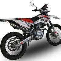 Escape compatible con Beta RR 125 Enduro Lc 4t 2010-2018, Deeptone Inox, Escape legal, homologado, silenciador con db killer desmontable y tubo de conexión específico 