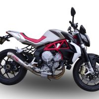 Escape compatible con Mv Agusta F3 800 2013-2016, Powercone Evo, Escape homologado, legal, con db killer extraíble, tubo de conexión y catalizador 