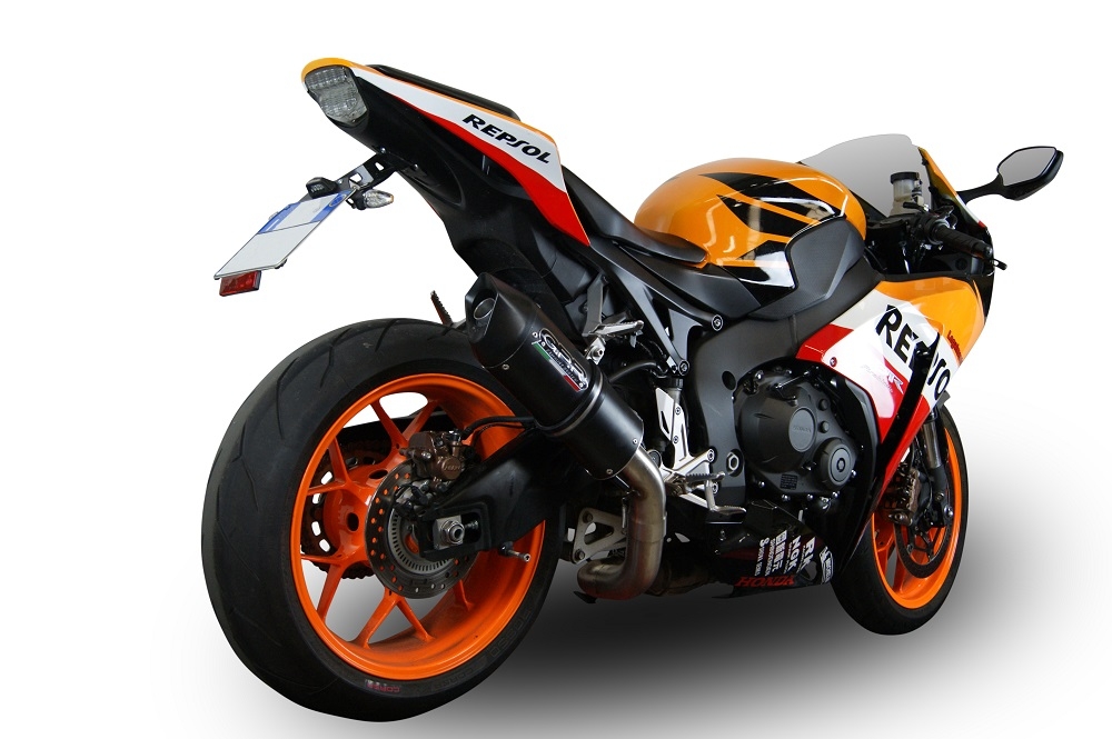Escape compatible con Honda Cbr 1000 Rr 2014-2016, Furore Nero, Escape racing, silenciador con tubo de conexion, articulo sin homologacion 