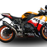 Escape compatible con Honda Cbr 1000 Rr 2014-2016, Gpe Ann. Poppy, Escape legal, homologado, silenciador con db killer desmontable y tubo de conexión específico 