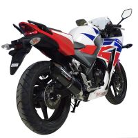 Escape compatible con Honda Cbr 300 R 2014-2016, Furore Nero, Escape racing, silenciador con tubo de conexion, articulo sin homologacion 