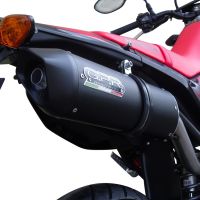 Escape compatible con Honda Crf 250 M 2013-2016, Furore Nero, Escape completo, no legal para países de la UE, con db killer extraíble 