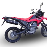 Escape compatible con Honda Crf 250 M 2013-2016, Furore Nero, Escape completo, no legal para países de la UE, con db killer extraíble 