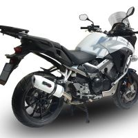 Escape compatible con Honda Vfr 800 X Crossrunner 800 2011-2014, Albus Ceramic, Escape legal, homologado, silenciador con db killer desmontable y tubo de conexión específico 