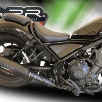 Escape compatible con Honda Cmx 500 Rebel 2017-2020, Ghisa , Escape legal, homologado, silenciador con db killer desmontable y tubo de conexión específico 