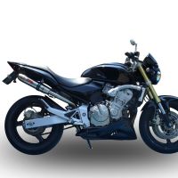 Escape compatible con Honda Hornet Cb 600 F 2003-2006, Deeptone Inox, Escape legal, homologado, silenciador con catalizador, db killer desmontable y tubo de conexión específico 
