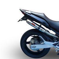 Escape compatible con Honda Hornet Cb 600 F 2003-2006, Deeptone Inox, Escape legal, homologado, silenciador con catalizador, db killer desmontable y tubo de conexión específico 