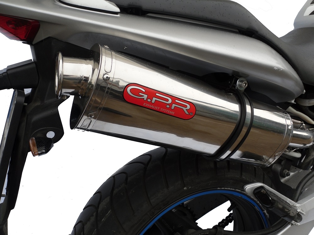 Escape compatible con Honda Hornet Cb 600 F 2003-2006, Trioval, Escape legal, homologado, silenciador con catalizador, db killer desmontable y tubo de conexión específico 