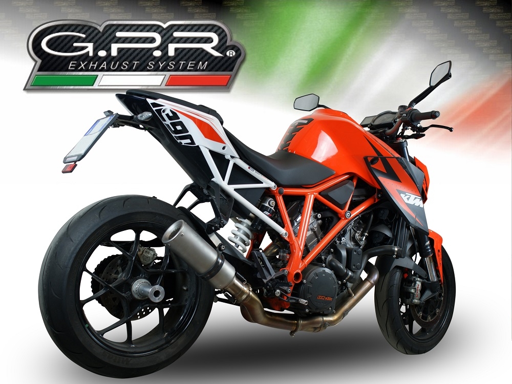 Escape compatible con Ktm Super Duke 1290 GT 2022-2024, M3 Inox , Escape legal, homologado, silenciador con db killer desmontable y tubo de conexión específico 