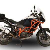 Escape compatible con Ktm Lc 8 Adventure 1190 2013-2016, Albus Ceramic, Escape legal, homologado, silenciador con db killer desmontable y tubo de conexión específico 