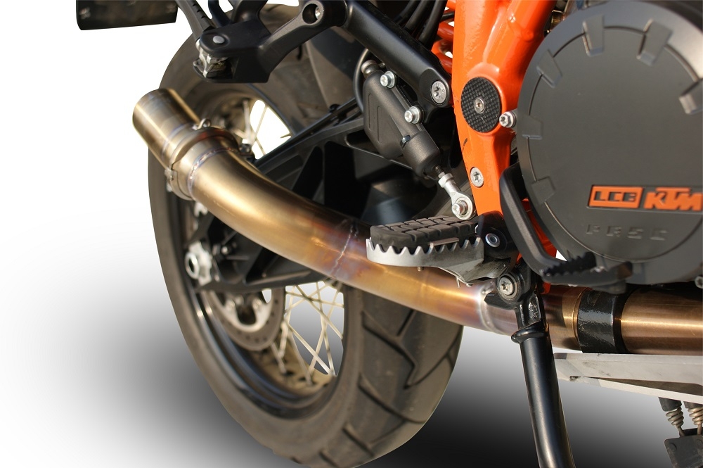 Escape compatible con Ktm Lc 8 Adventure 1190 2013-2016, Decatalizzatore, Tubo supresor de catalizador 