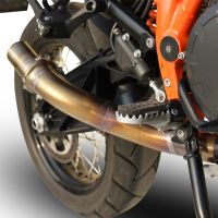 Escape compatible con Ktm Lc 8 Adventure 1190 2013-2016, Decatalizzatore, Tubo supresor de catalizador 