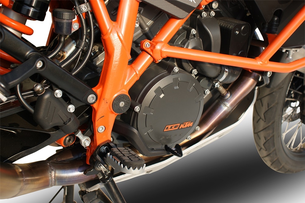 Escape compatible con Ktm Lc 8 Adventure 1190 2013-2016, Decatalizzatore, Tubo supresor de catalizador 