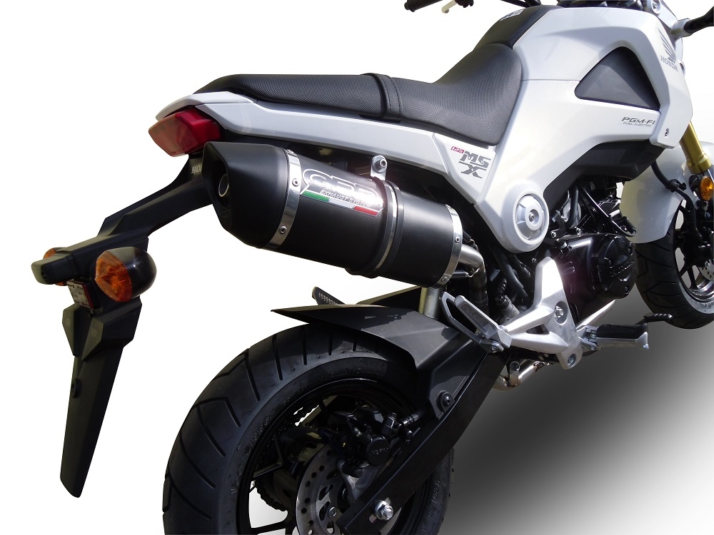 Escape compatible con Honda Msx - Grom 125 2018-2020, Furore Nero, Escape racing, linea completa, suministrado con colector especifico, articulo sin homologacion 