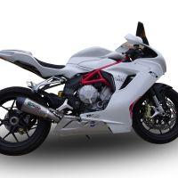 GPR escape compatible con  Mv Agusta F3 675 2012-2016, New Grand Prix Evo Titanium, Escape legal, homologado, silenciador con db killer desmontable y tubo de conexión específico 