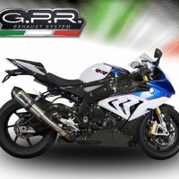 GPR escape compatible con  Bmw S 1000 RR -M  2015-2016, New Grand Prix Evo Titanium, Escape legal, homologado, silenciador con db killer desmontable y tubo de conexión específico 