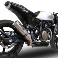 Escape compatible con Husqvarna Svartpilen 701 2018-2020, M3 Inox , Escape legal, homologado, silenciador con db killer desmontable y tubo de conexión específico 