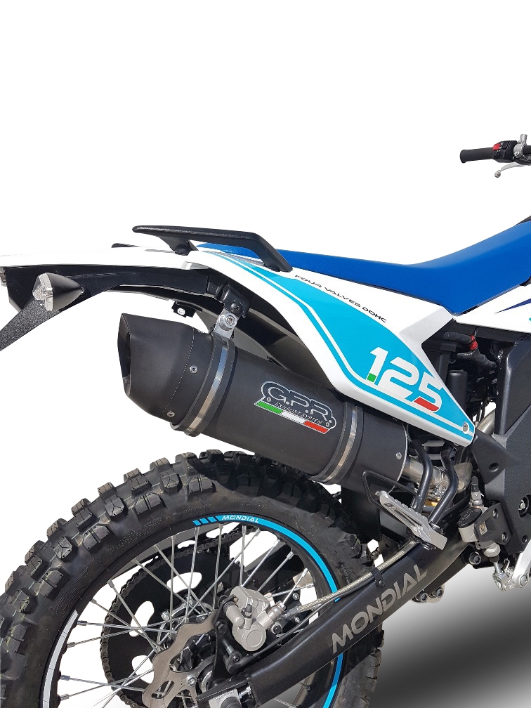 Escape compatible con Malaguti Dune 125 2019-2020, Furore Evo4 Nero, Escape homologado, legal, con db killer extraíble, tubo de conexión y catalizador 