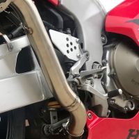 Escape compatible con Honda Vtr 1000 Sp-1 RC51 2000-2001, Satinox , Par de terminales de escape homologados, con db killer extraíbles y tubos de conexión específicos 